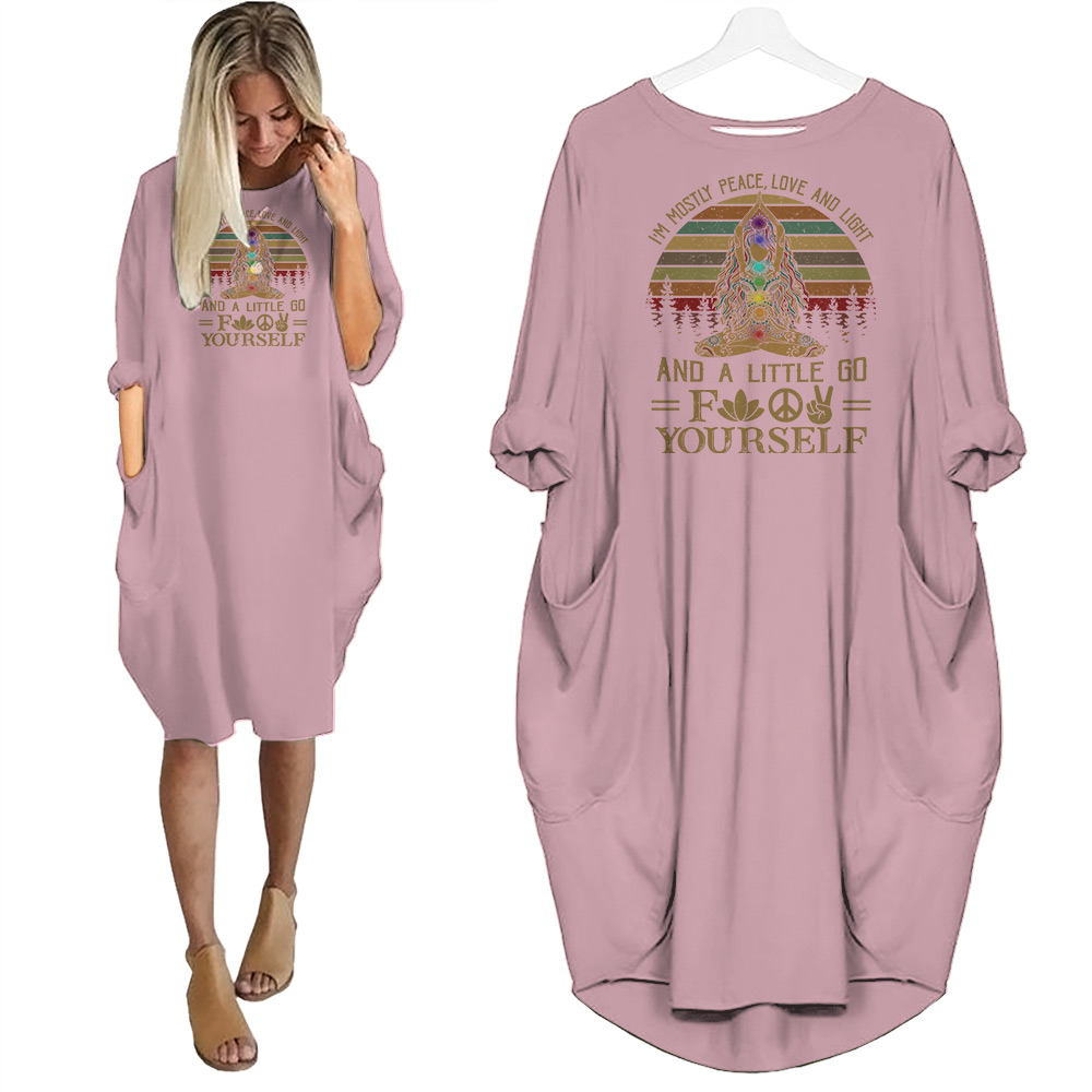 Mostly Peace Love And Light Nightgown
