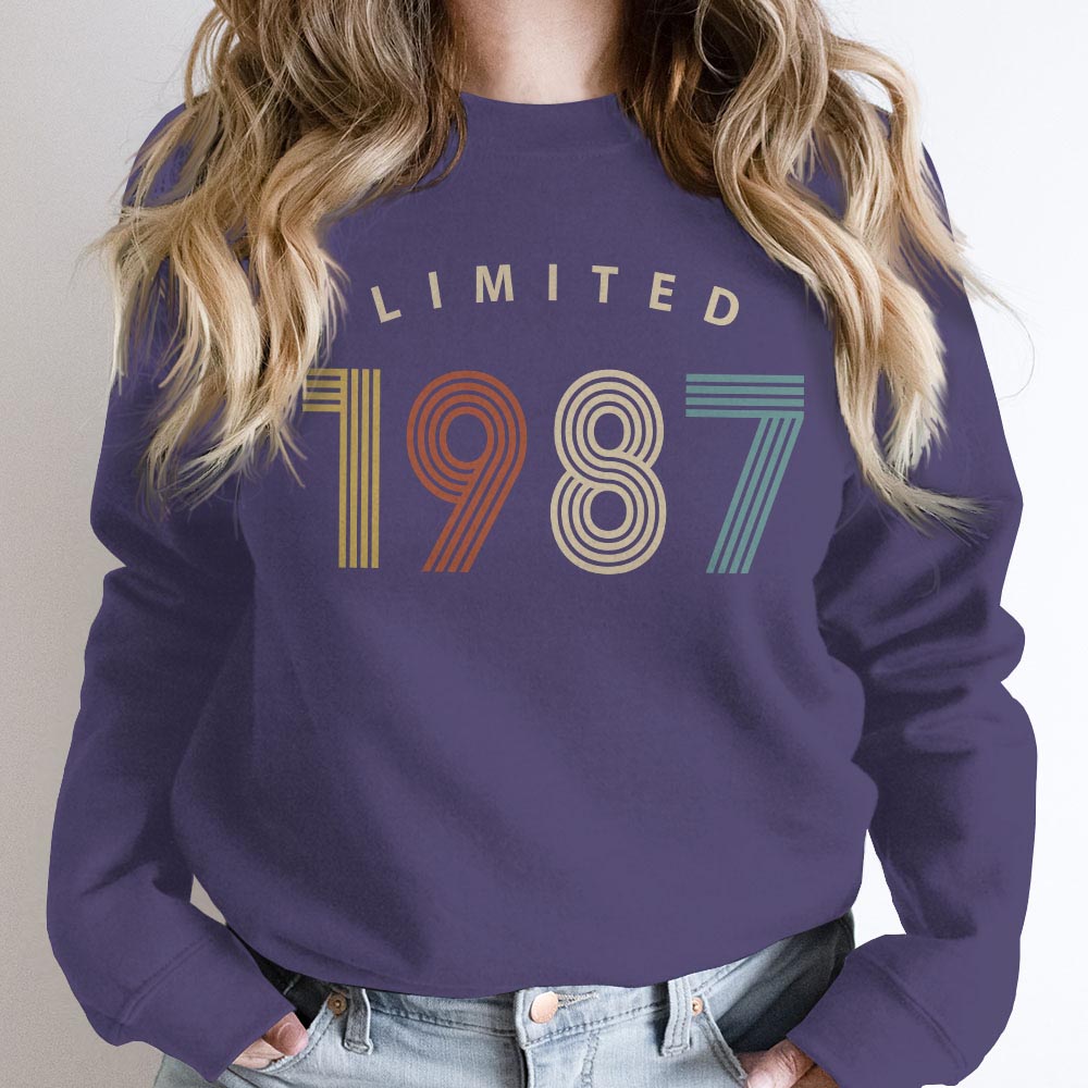 Limited Birthday 1987 Birthday Sweatshirt