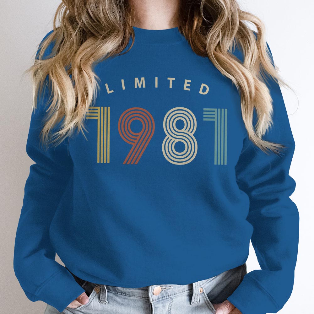 Limited Birthday 1981 Birthday Sweatshirt
