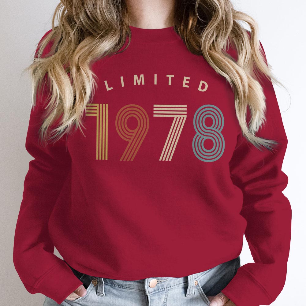 Limited Birthday 1978 Birthday Sweatshirt