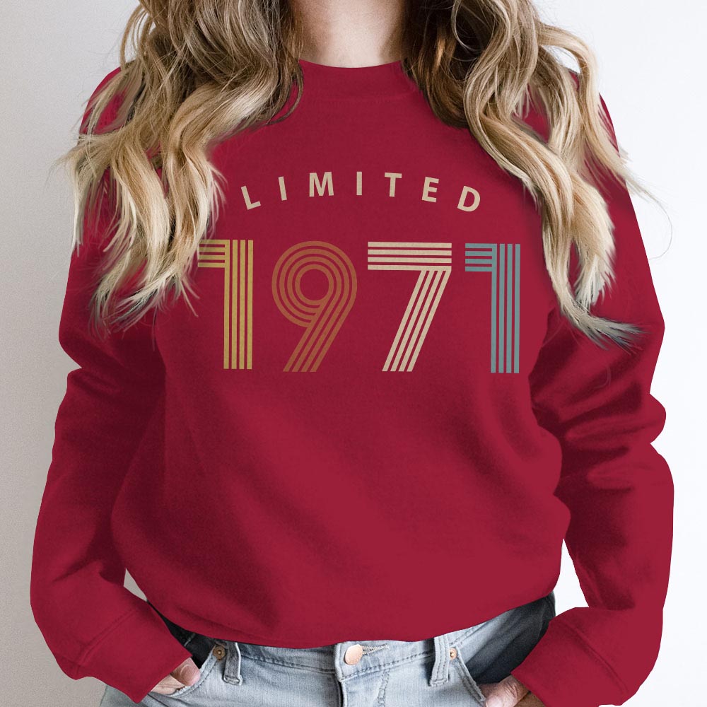 Limited Birthday 1971 Birthday Sweatshirt