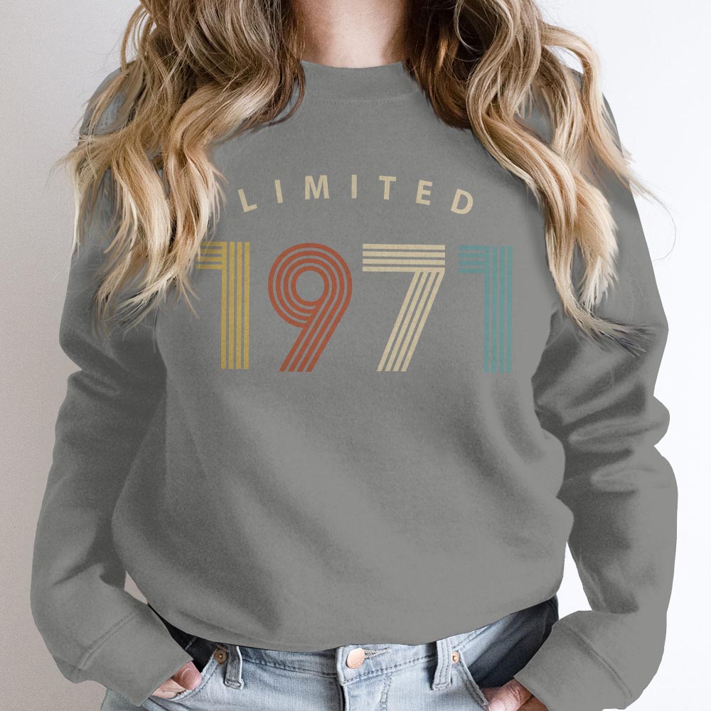 Limited Birthday 1971 Birthday Sweatshirt