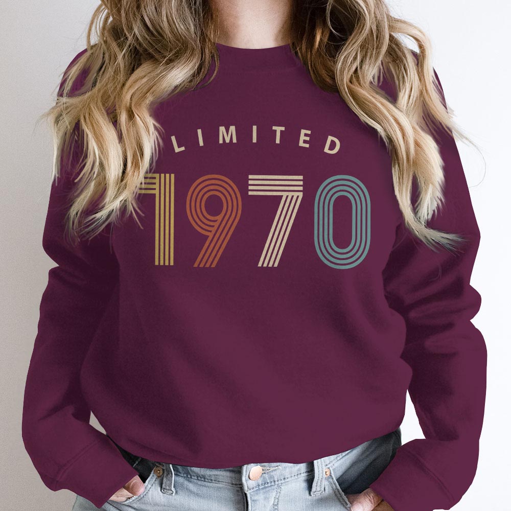 Limited Birthday 1970 Birthday Sweatshirt