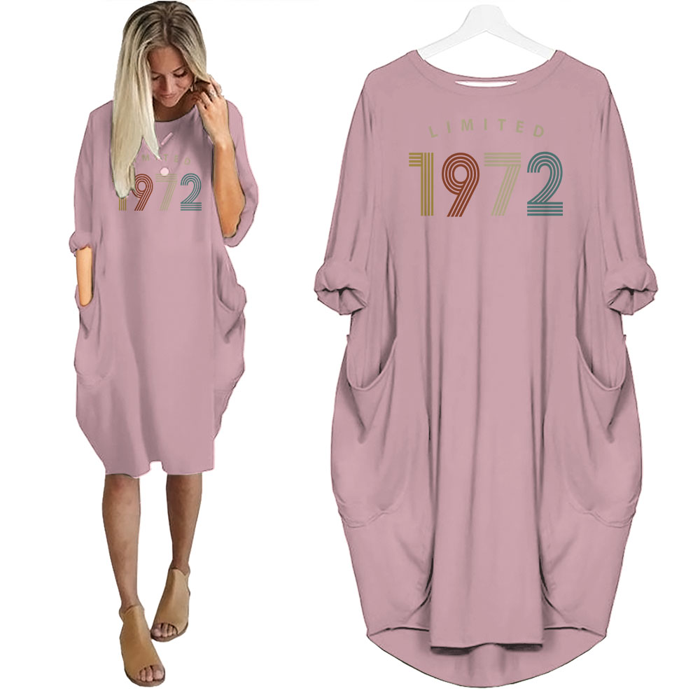 Limited Nightgown 1972 Birthday Pocket Dress