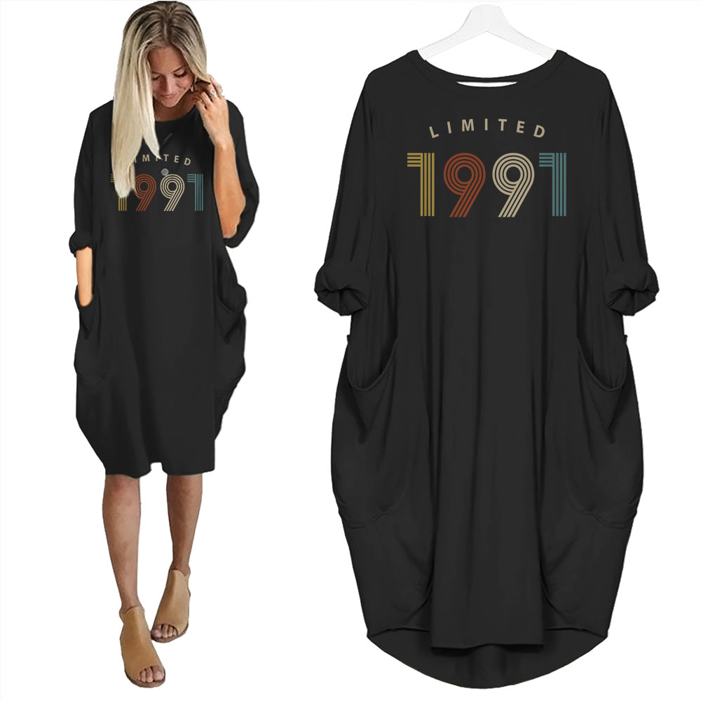Limited Nightgown 1991 Birthday Pocket Dress