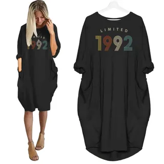 Limited Nightgown 1992 Birthday Pocket Dress