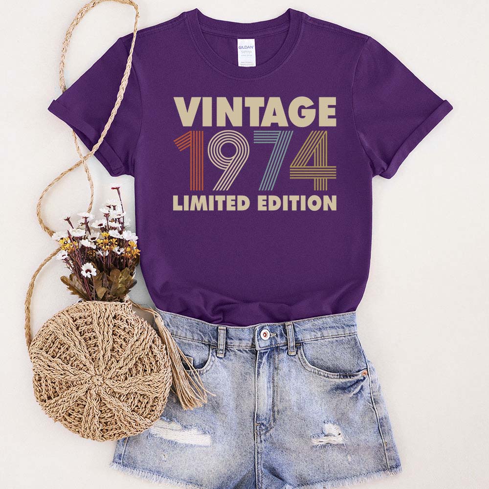 Vintage Limited 1974 Birthday T-Shirt