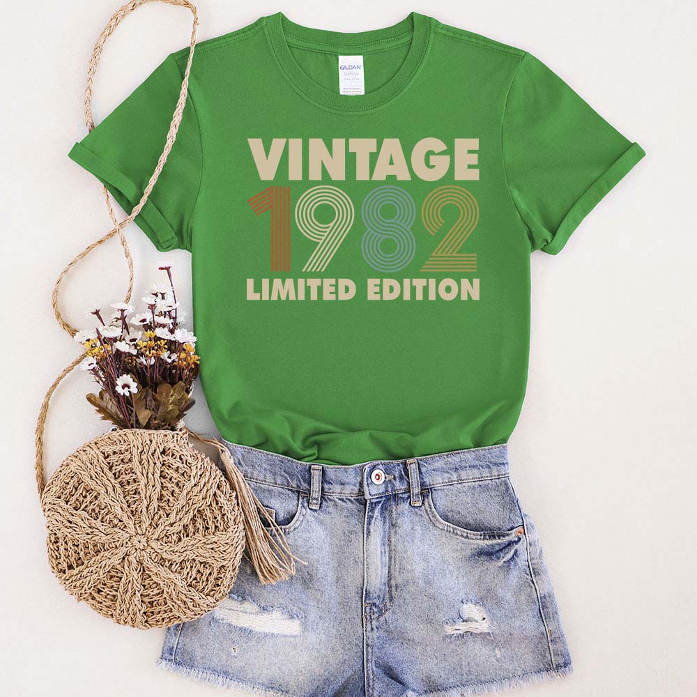 Vintage Limited 1982 Birthday T-Shirt