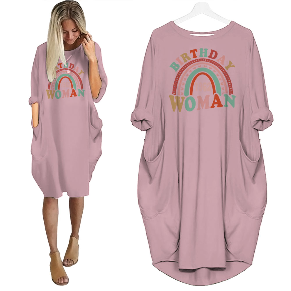 Retro 1962 Birthday Pocket Dress