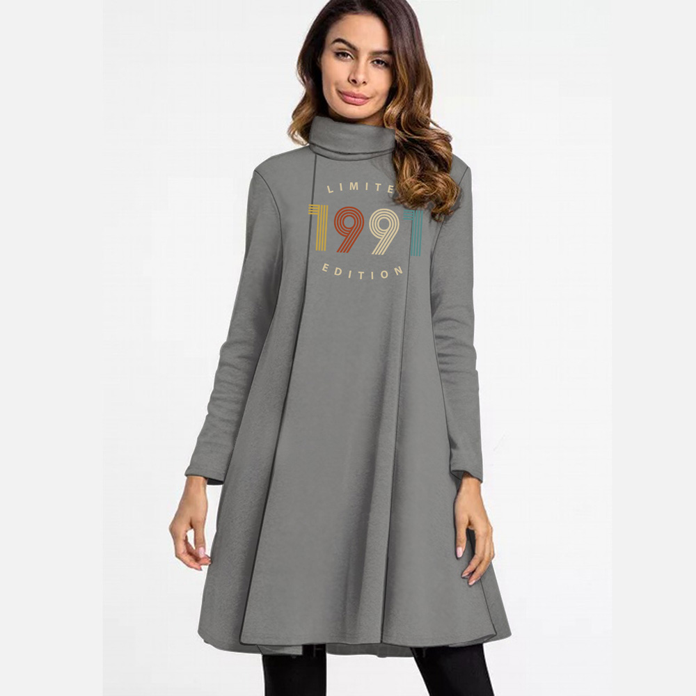 Limited 1991 Women's High Neck Dress