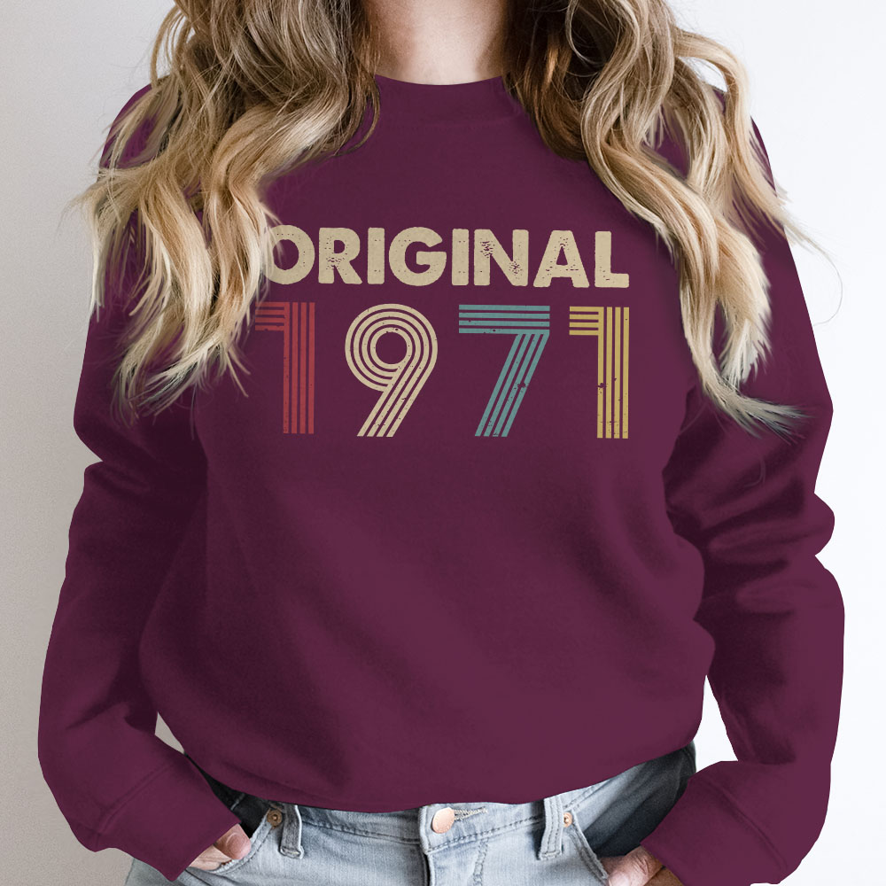 Original 1971 Birthday Sweatshirt