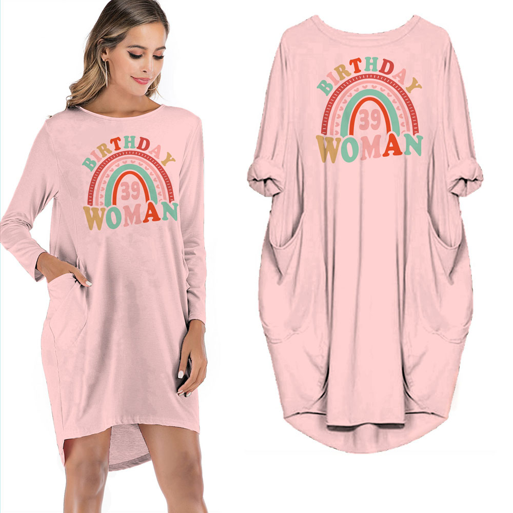 Retro 39 Birthday Pocket Dress