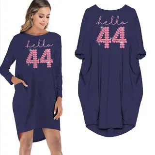 Hello 44 Birthday Pocket Dress – alternate