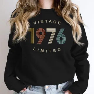 Limited Vintage 1976 Birthday Sweatshirt