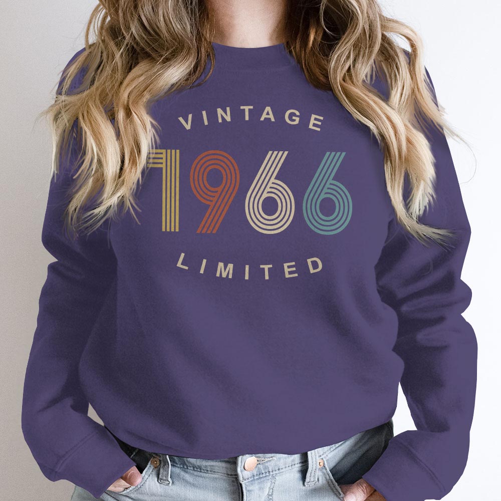 Limited Vintage 1966 Birthday Sweatshirt