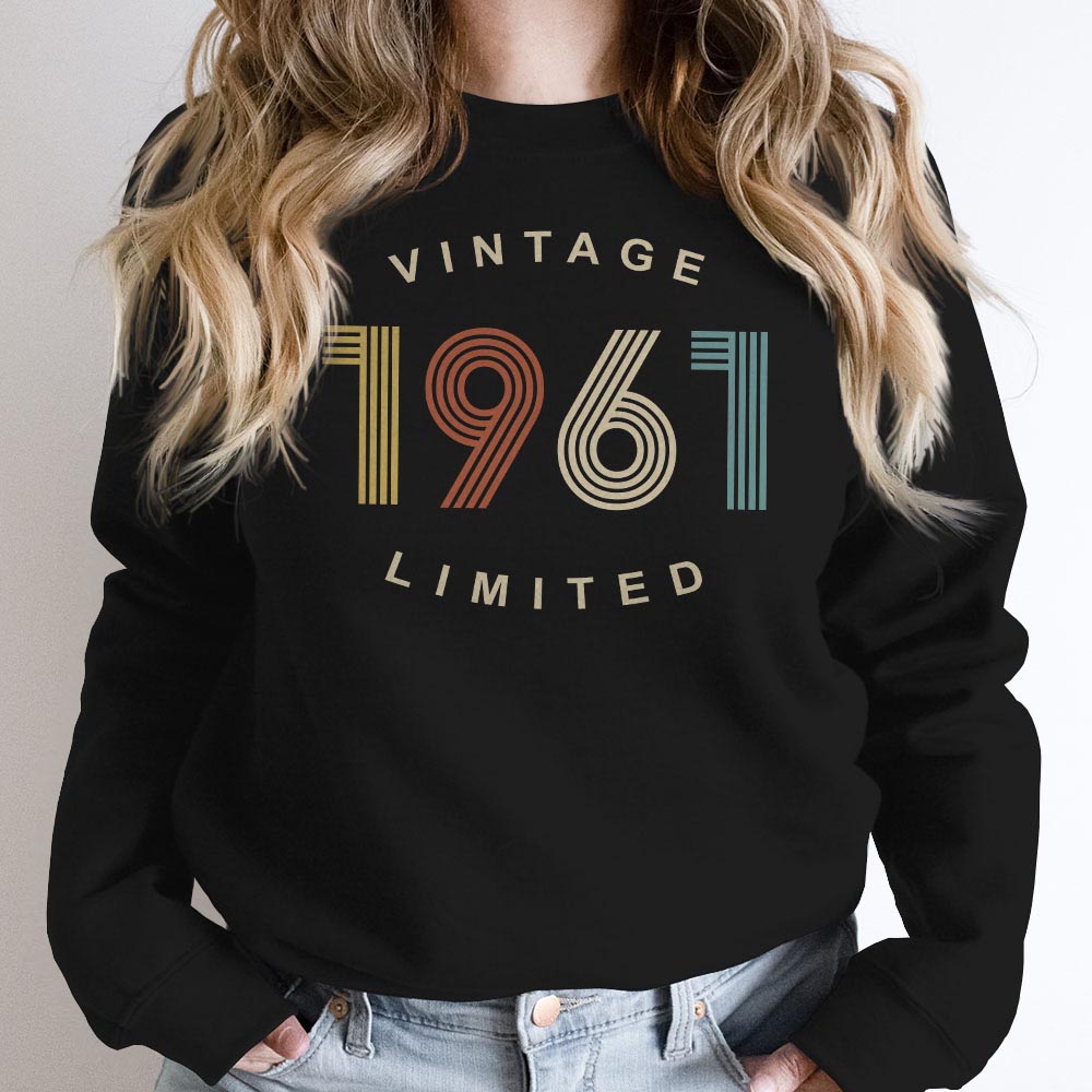Limited Vintage 1961 Birthday Sweatshirt