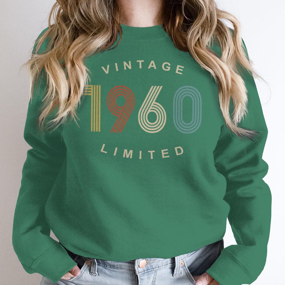 Limited Vintage 1960 Birthday Sweatshirt