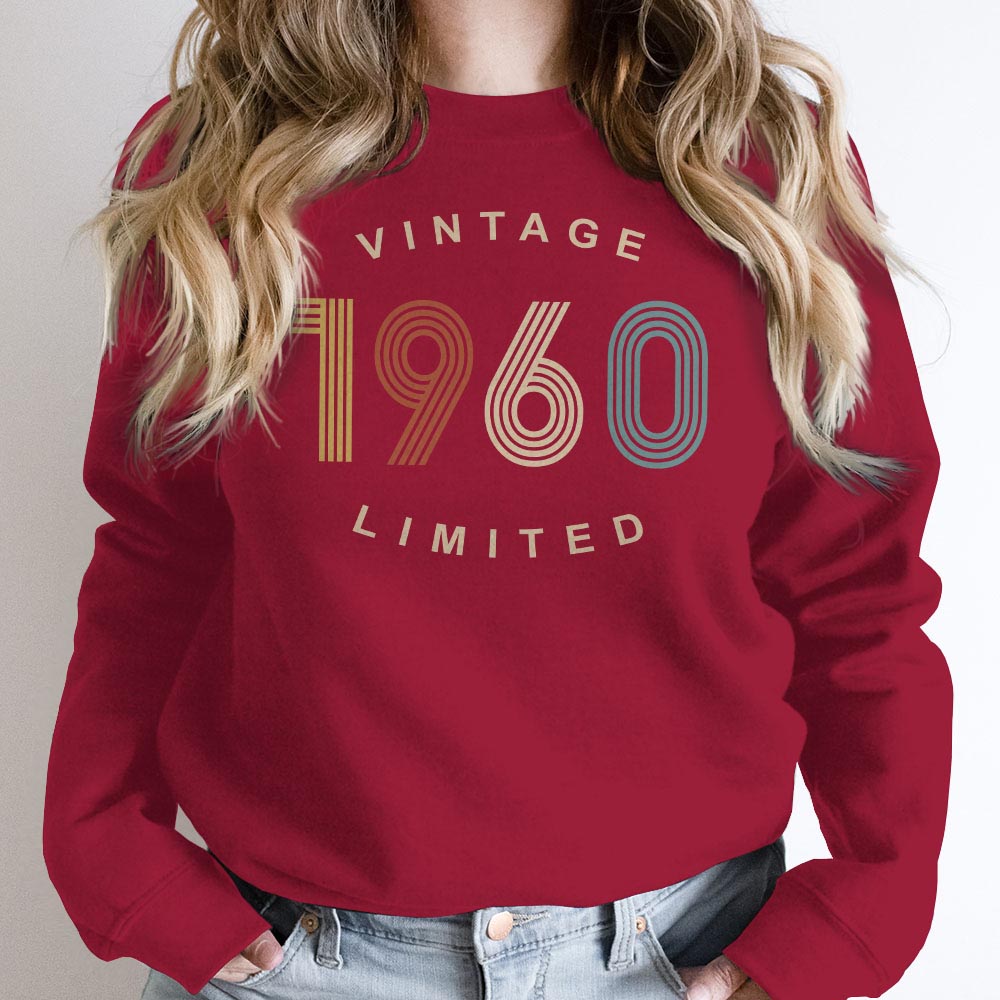 Limited Vintage 1960 Birthday Sweatshirt