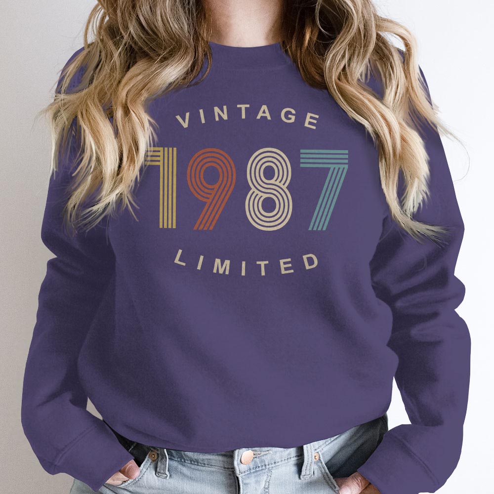 Limited Vintage 1987 Birthday Sweatshirt