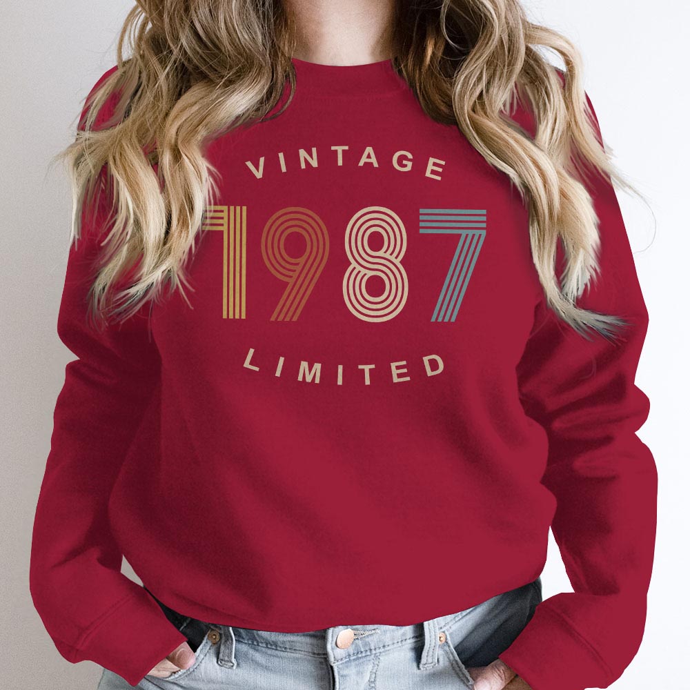 Limited Vintage 1987 Birthday Sweatshirt