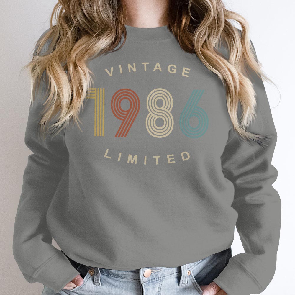 Limited Vintage 1986 Birthday Sweatshirt