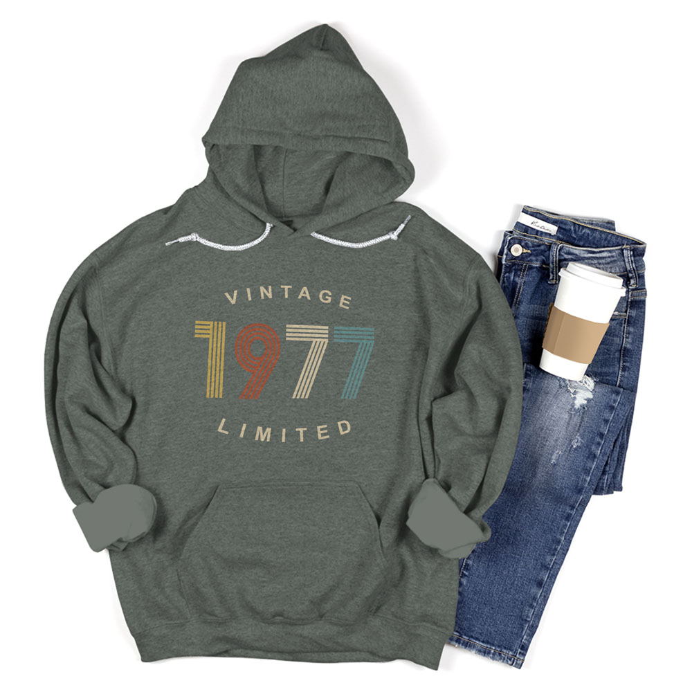 Limited Vintage 1977 Birthday Hoodie