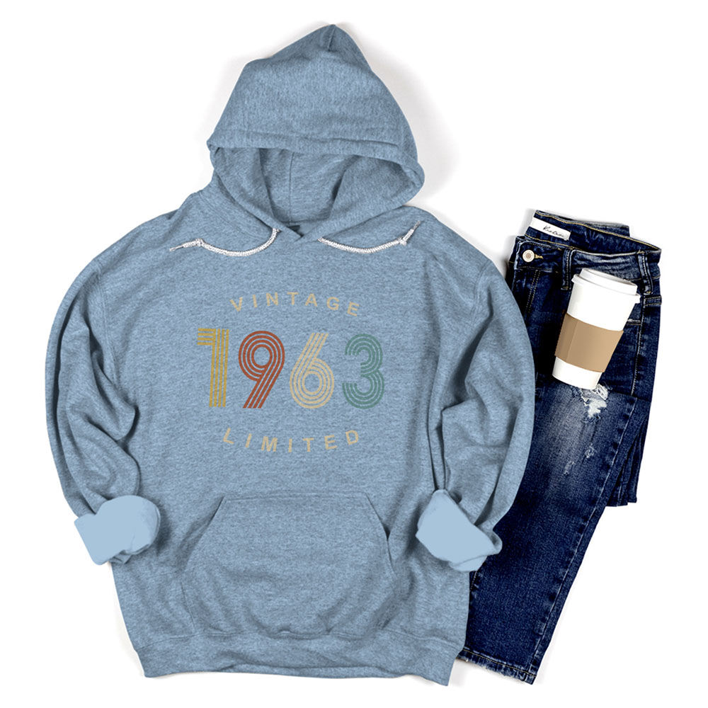 Limited Vintage 1963 Birthday Hoodie
