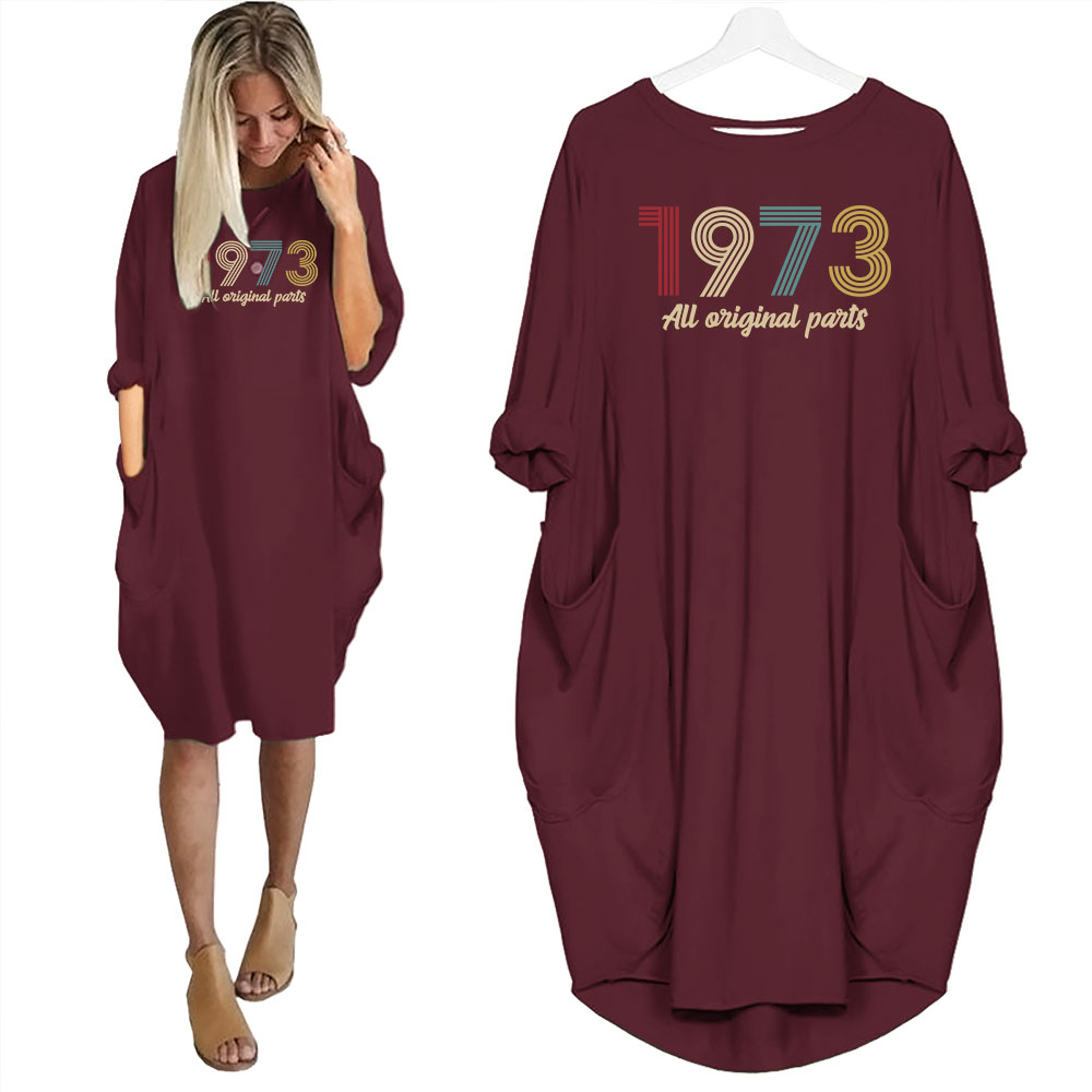 Original Parts 1973 Birthday Pocket Dress