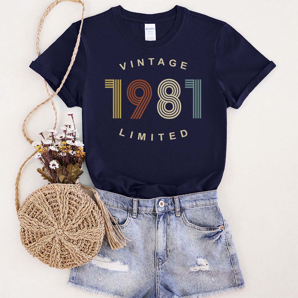Limited Vintage 1981 Birthday T-Shirt