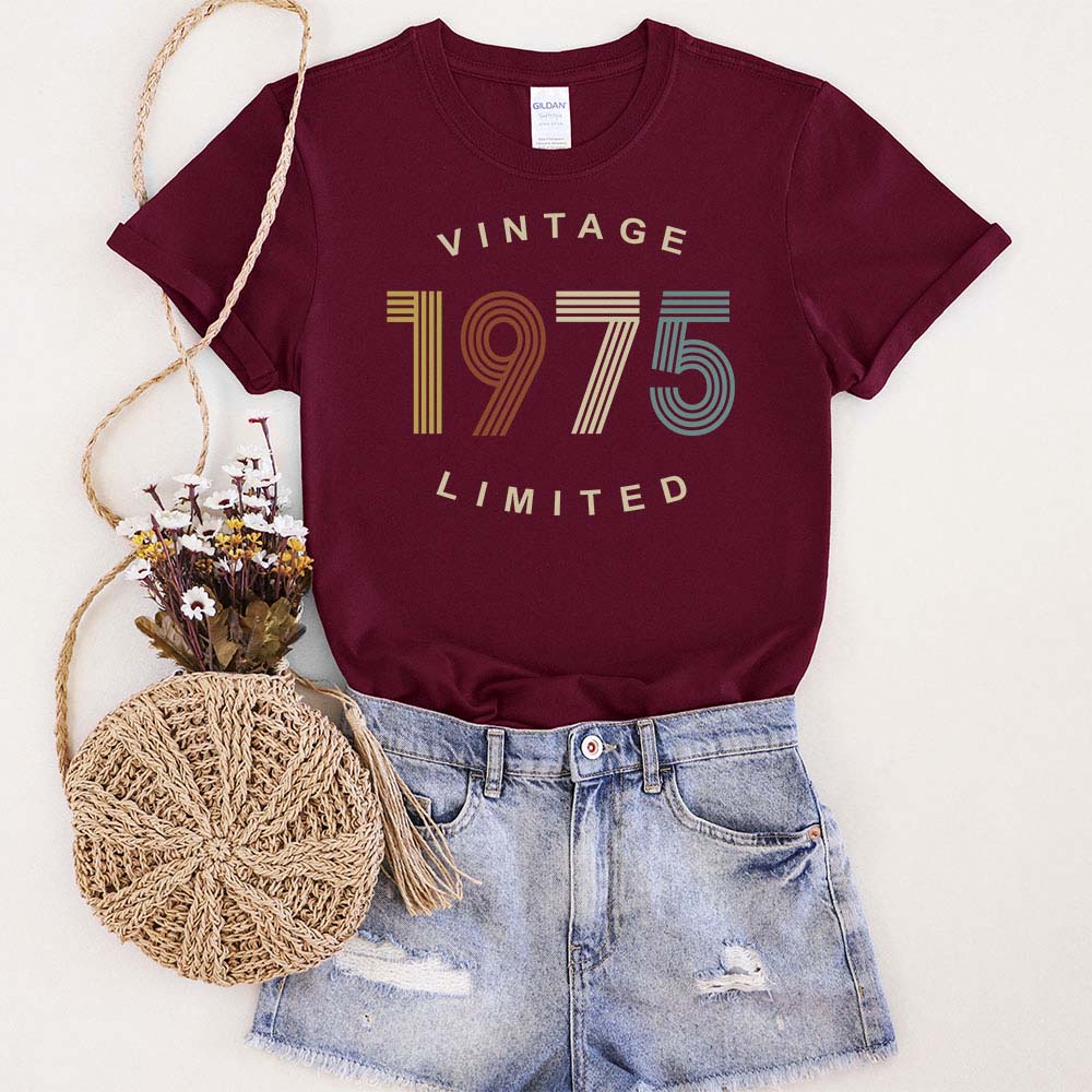 Limited Vintage 1975 Birthday T-Shirt