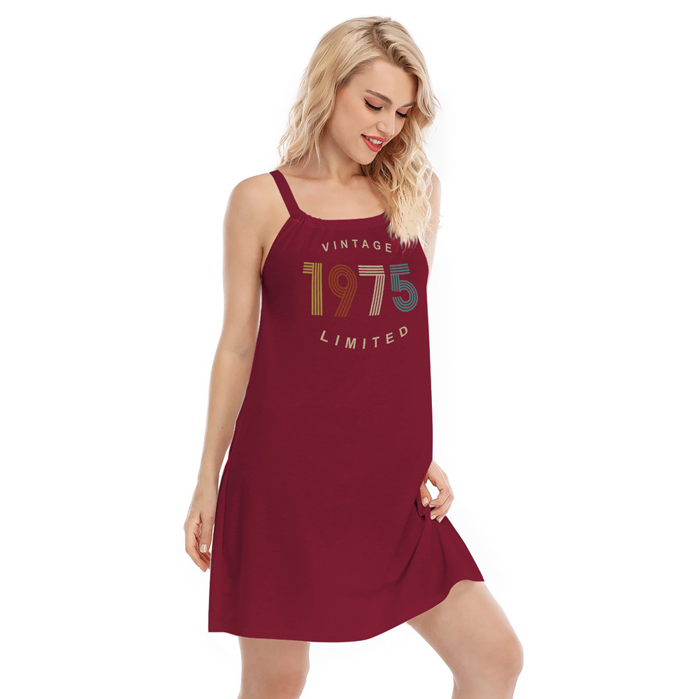 Limited Vintage 1975 Birthday Cami Dress