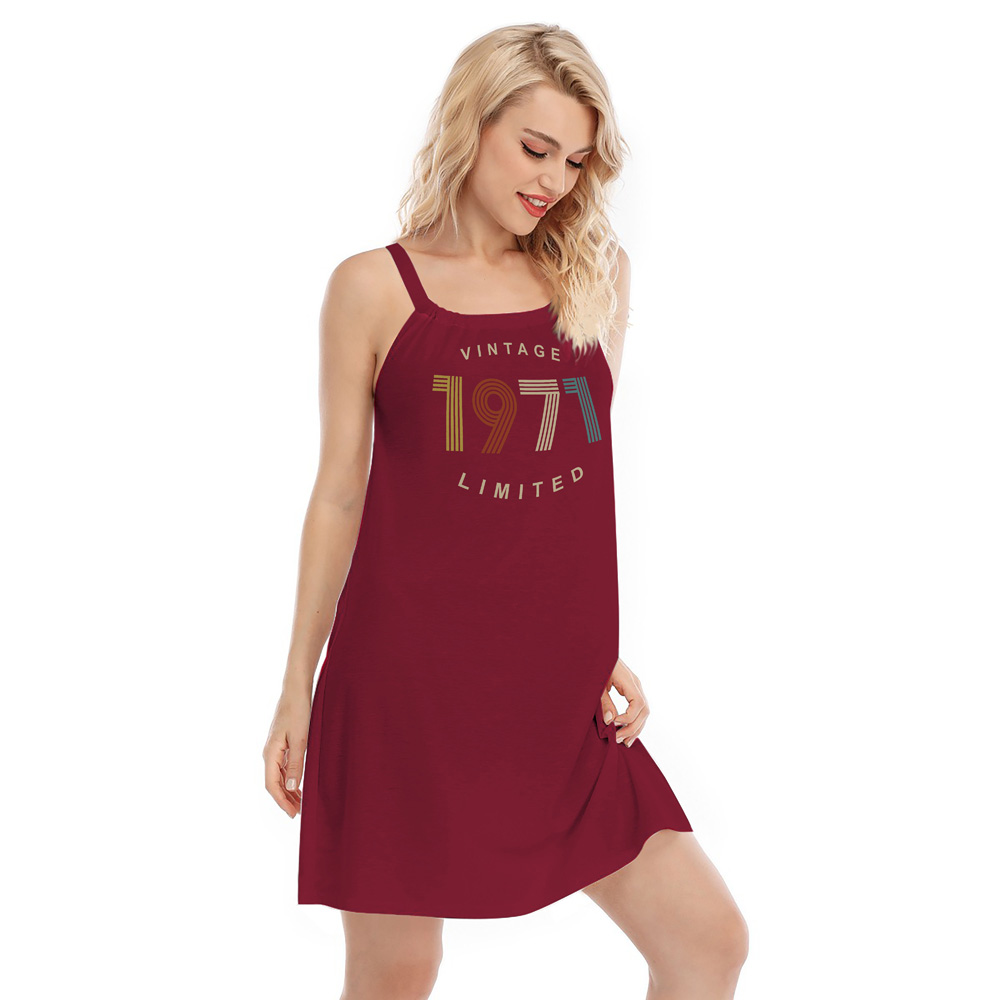 Limited Vintage 1971 Birthday Cami Dress