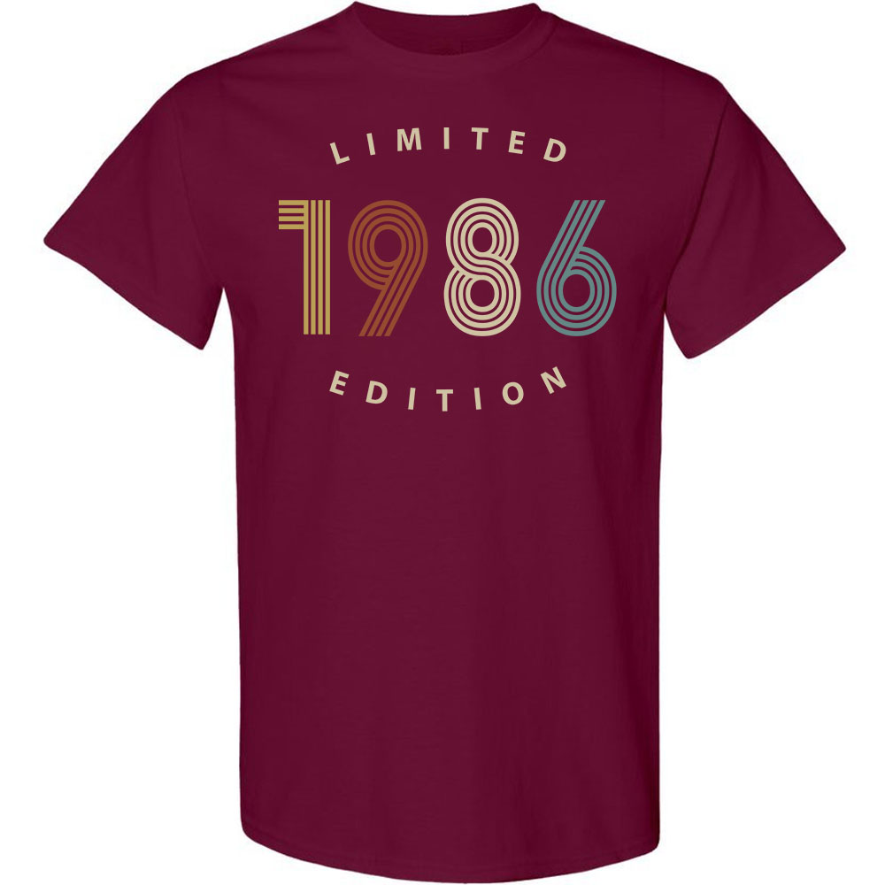 Limited 1986 Birthday T-Shirt