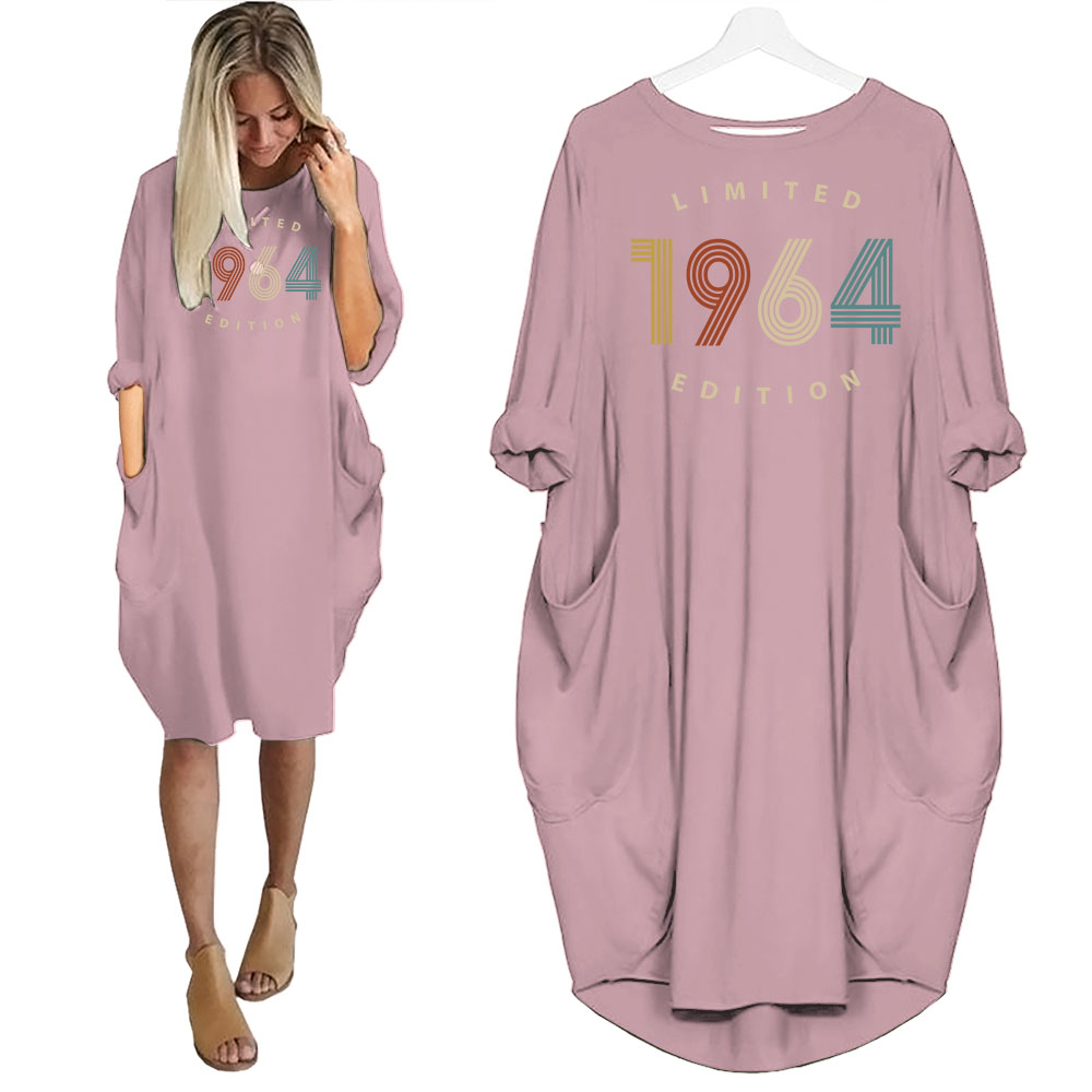 Limited 1964 Birthday Pocket Dress