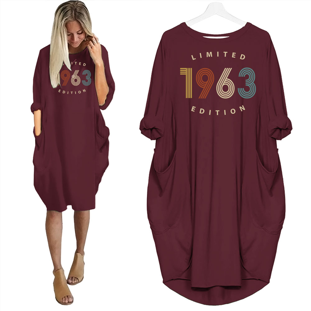 Limited 1963 Birthday Pocket Dress