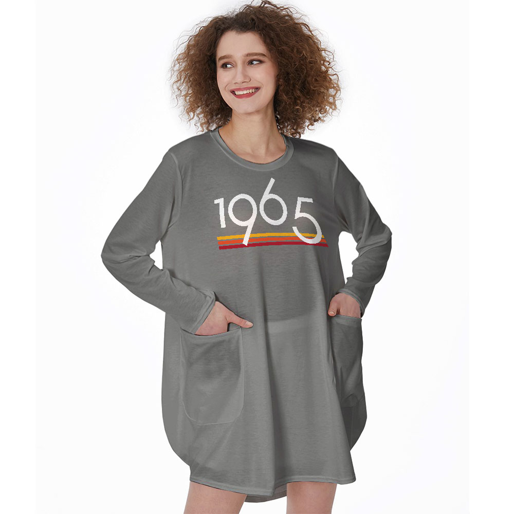 Best 1965 Birthday Pocket Dress