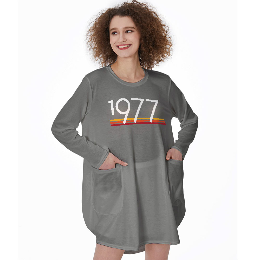 Best 1977 Birthday Pocket Dress