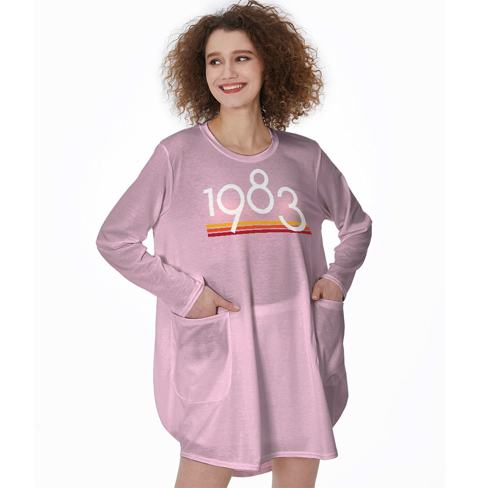 Best 1983 Birthday Pocket Dress