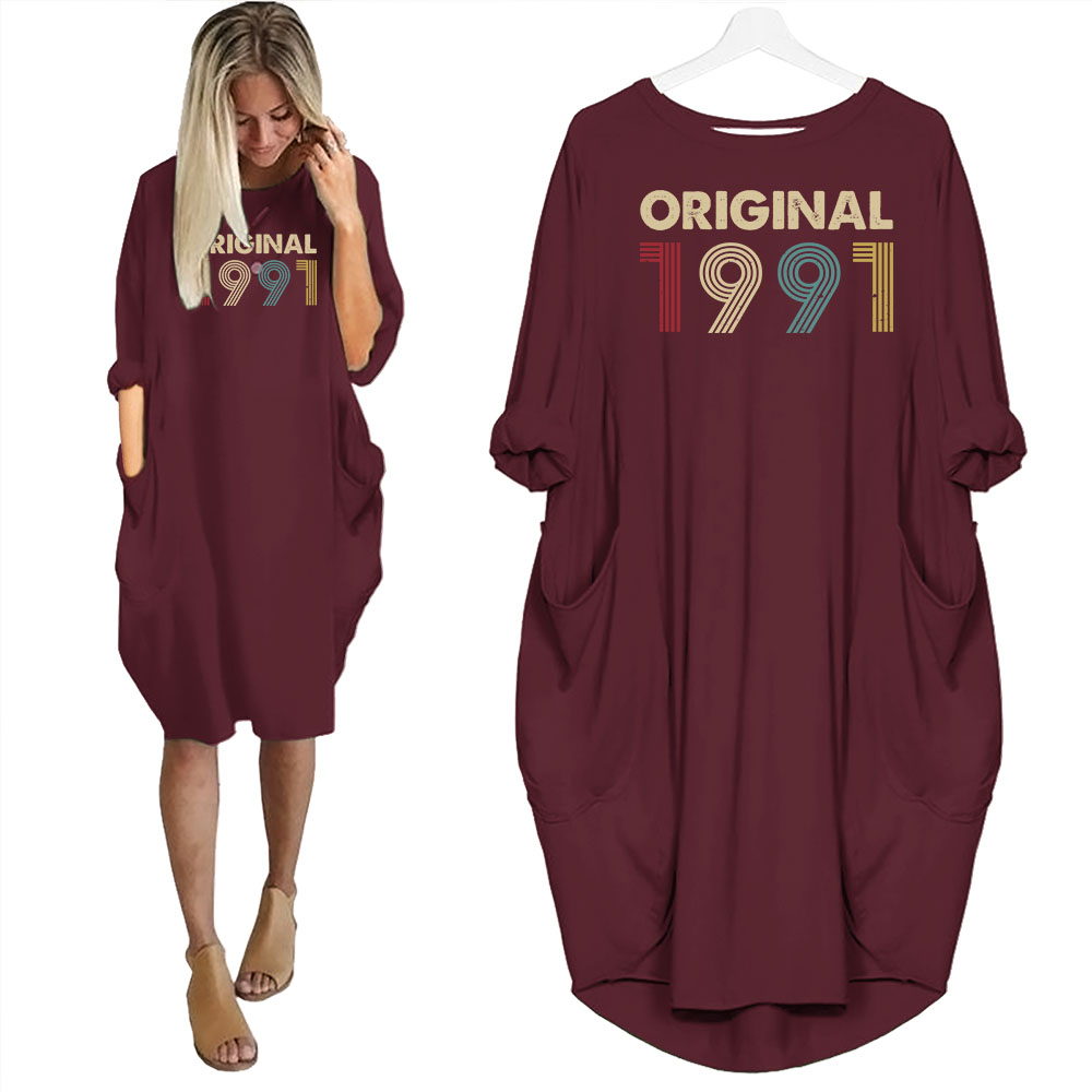 Original 1991 Birthday Pocket Dress
