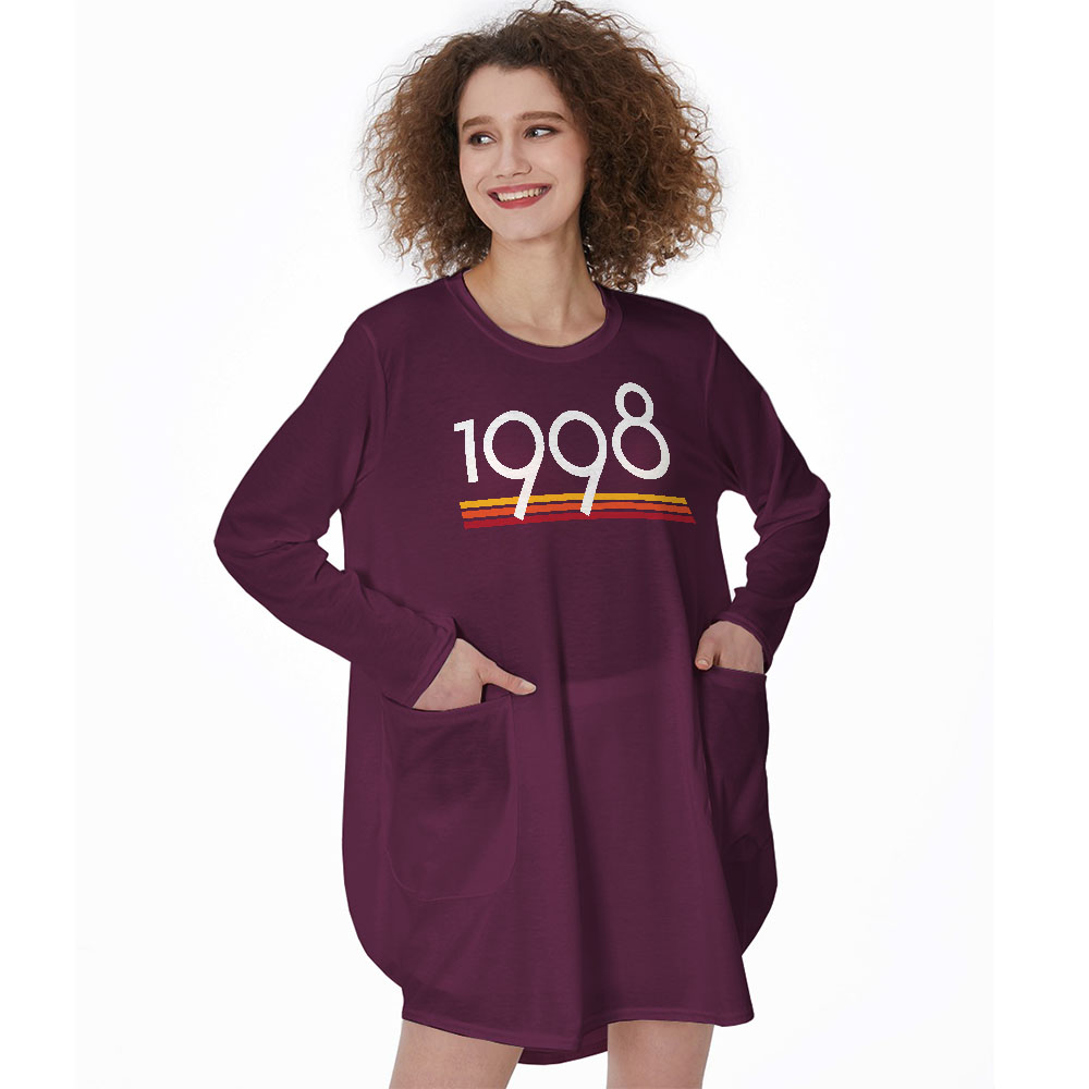 Best 1998 Birthday Pocket Dress