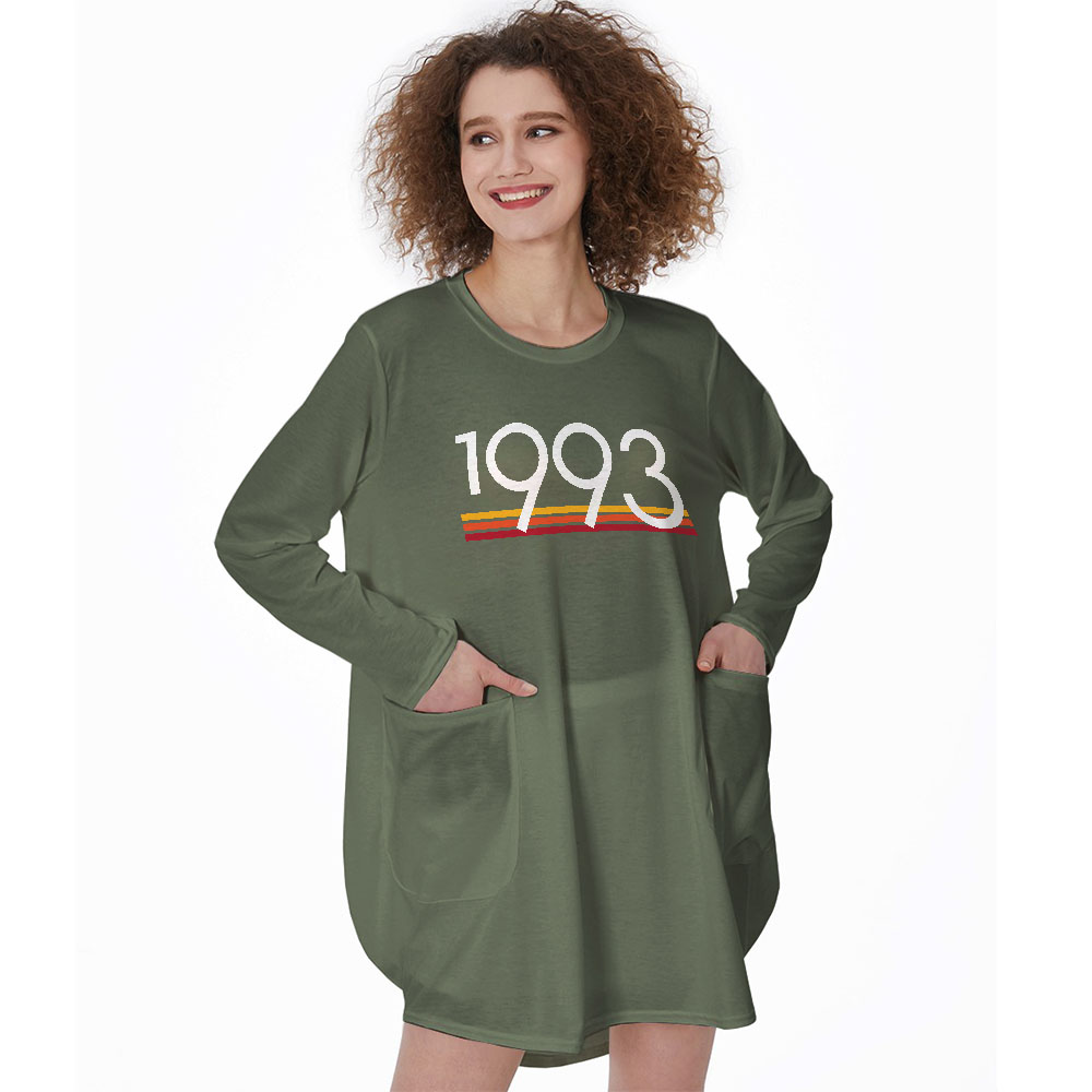 Best 1993 Birthday Pocket Dress