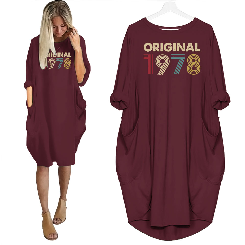Original 1978 Birthday Pocket Dress