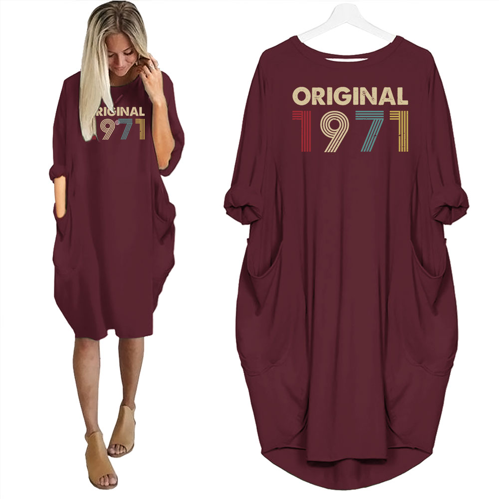 Original 1971 Birthday Pocket Dress