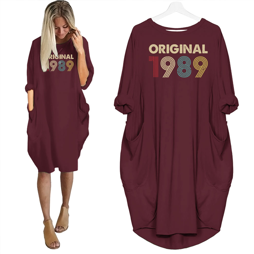 Original 1989 Birthday Pocket Dress