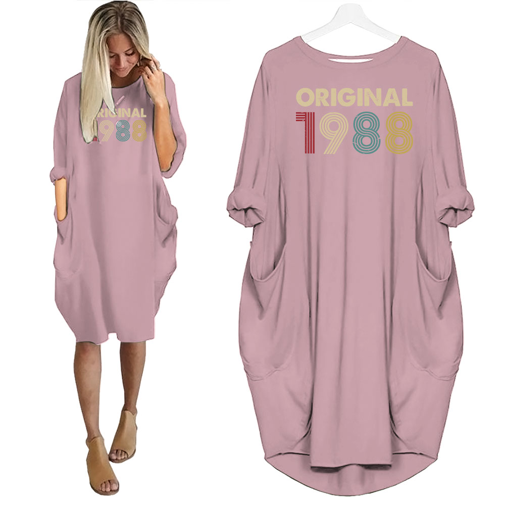 Original 1988 Birthday Pocket Dress