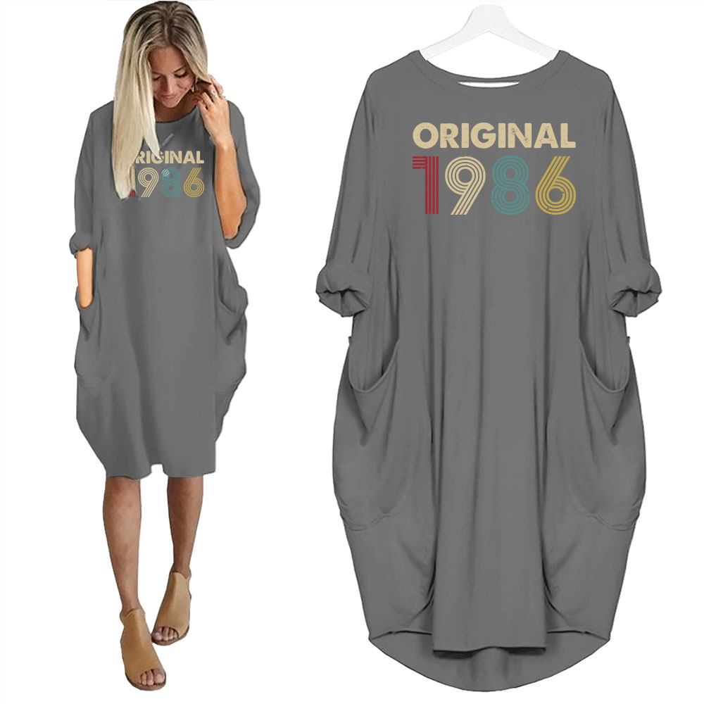 Original 1986 Birthday Pocket Dress