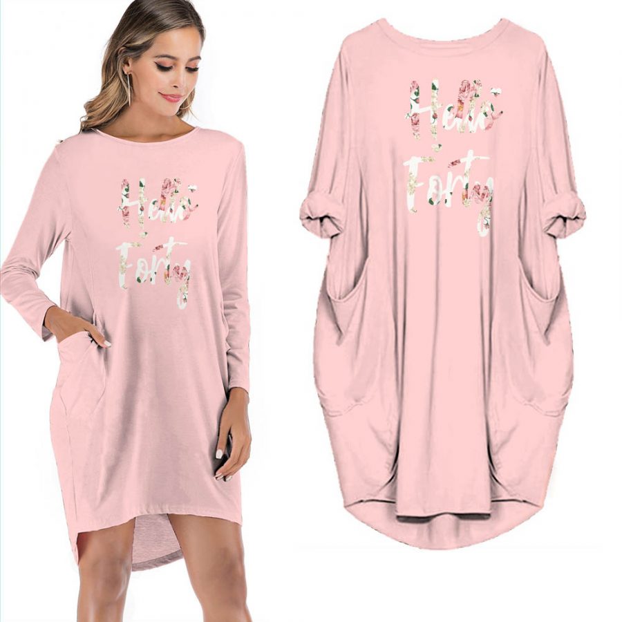 Hello Forty Pocket Dress