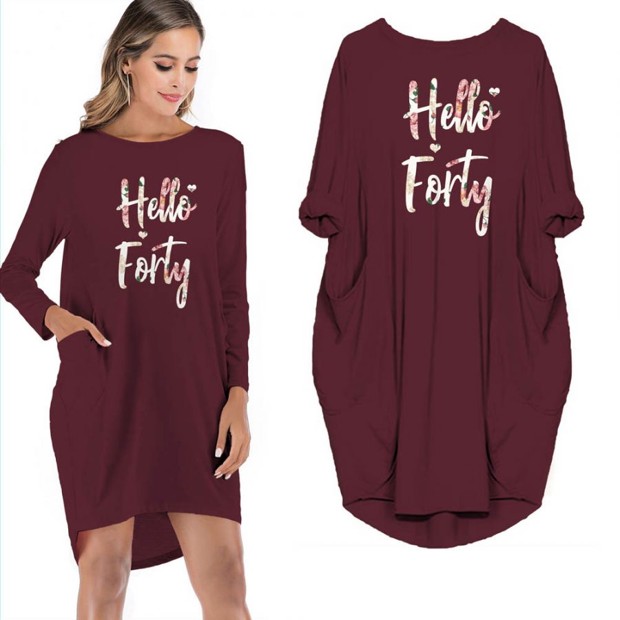 Hello Forty Pocket Dress