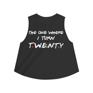 20th Birthday gift ideas for girls| The One Where I Turn 20 - Women's Crop top – alternate