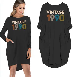 Vintage 1990 Limited Edition Pocket Dress
